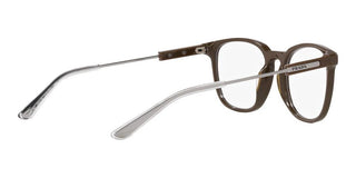 Prada PR 19ZV men Brown Geometric Eyeglasses