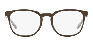 Prada PR 19ZV men Brown Geometric Eyeglasses