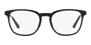 Prada PR 19ZV men Black Geometric Eyeglasses