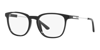 Prada PR 19ZV men Black Geometric Eyeglasses