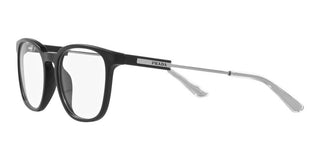 Prada PR 19ZV men Black Geometric Eyeglasses