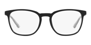 Prada PR 19ZV men Black Geometric Eyeglasses