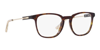 Prada PR 19ZV men Havana Geometric Eyeglasses