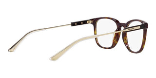 Prada PR 19ZV men Havana Geometric Eyeglasses