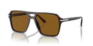 Prada PR 20YS men Brown Pilot Sunglasses