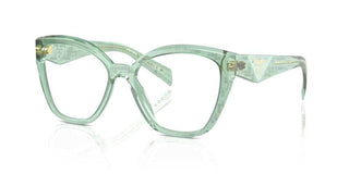 Prada PR 20ZV women Green Butterfly Eyeglasses