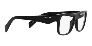 Prada PR 22ZV men Black Geometric Eyeglasses