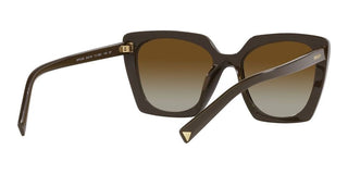 Prada PR 23ZS women Brown Squared Sunglasses