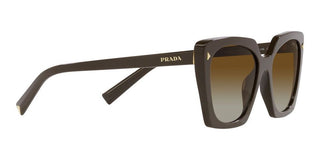 Prada PR 23ZS women Brown Squared Sunglasses