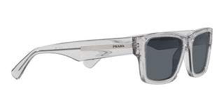 Prada PR 25ZS men Grey Rectangle Sunglasses