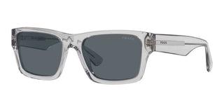 Prada PR 25ZS men Grey Rectangle Sunglasses