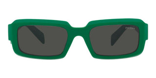 Prada PR 27ZS men Green Geometric Sunglasses