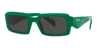 Prada PR 27ZS men Green Geometric Sunglasses