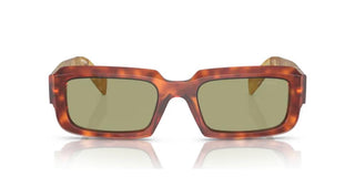 Prada PR 27ZS men Brown Geometric Sunglasses