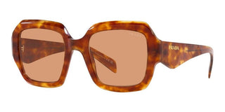 Prada PR 28ZS women Havana Geometric Sunglasses