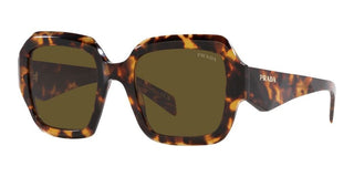 Prada PR 28ZS women Havana Geometric Sunglasses