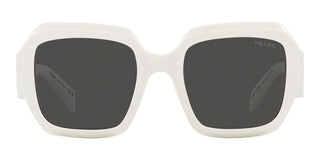 Prada PR 28ZS women White Geometric Sunglasses