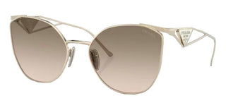 Prada PR 50ZS women Gold Visor Sunglasses