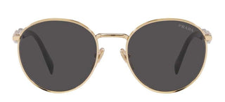 Prada PR 56ZS women Gold Round Sunglasses