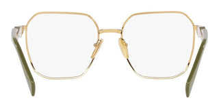 Prada PR 56ZV women Gold Squared Eyeglasses