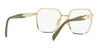 Prada PR 56ZV women Gold Squared Eyeglasses