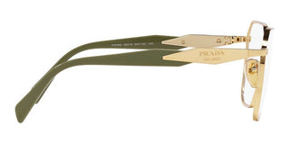 Prada PR 56ZV women Gold Squared Eyeglasses