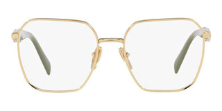 Prada PR 56ZV women Gold Squared Eyeglasses