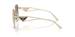 Prada PR 57YS women Gold Geometric Sunglasses