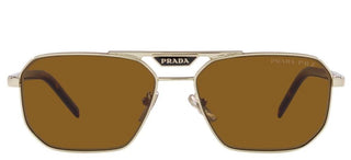 Prada PR 58YS men Gold Geometric Sunglasses