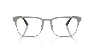 Prada PR 58ZV men Silver Squared Eyeglasses