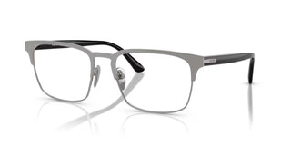 Prada PR 58ZV men Silver Squared Eyeglasses