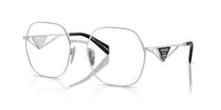 Prada PR 59ZV women Silver Geometric Eyeglasses