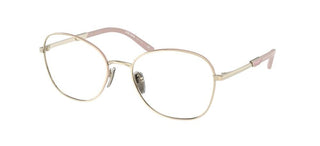 Prada PR 64YV women Gold Geometric Eyeglasses