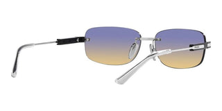 Prada PR 68ZS men Silver Geometric Sunglasses