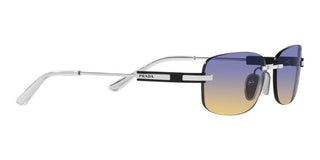 Prada PR 68ZS men Silver Geometric Sunglasses