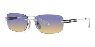 Prada PR 68ZS men Silver Geometric Sunglasses