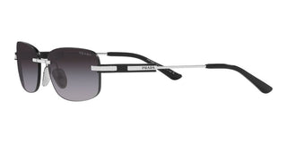 Prada PR 68ZS men Silver Geometric Sunglasses