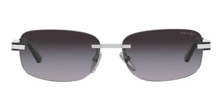 Prada PR 68ZS men Silver Geometric Sunglasses