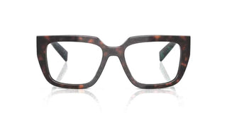 Prada PR A03V women Havana Squared Eyeglasses