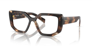 Prada PR A04V women Havana Geometric Eyeglasses