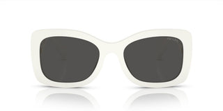 Prada PR A08S women White Geometric Sunglasses