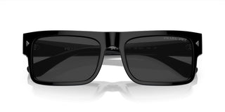 Prada PR A10S men Black Geometric Sunglasses