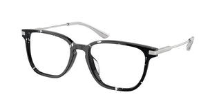 Prada PR A12VD men Black Squared Eyeglasses