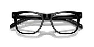 Prada PR A13V men Black Squared Eyeglasses