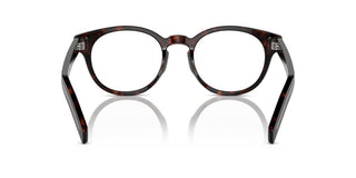 Prada PR A14V men Brown Round Eyeglasses