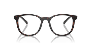 Prada PR A15V men Havana Squared Eyeglasses