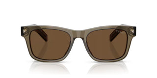 Prada PR A17S men Brown Squared Sunglasses