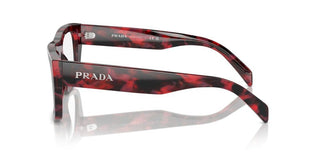 Prada PR A17V women Red Geometric Eyeglasses