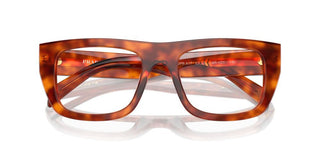 Prada PR A17V women Brown Geometric Eyeglasses