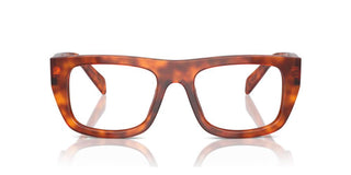 Prada PR A17V women Brown Geometric Eyeglasses